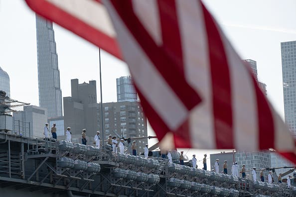 Naval And Coast Guard Ships Arrive In New York City For Fleet Week