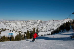 Utah ski slope