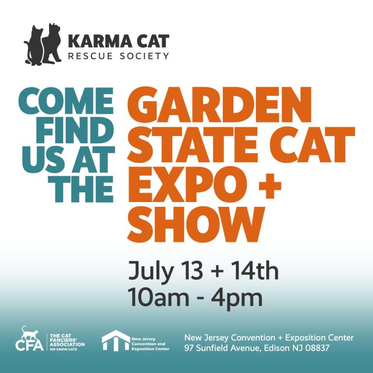 Garden State Cat Expo + Show flyer