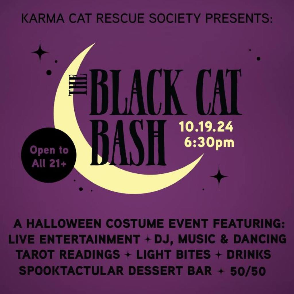 Karma Cat Rescue Society's Black Cat Bash